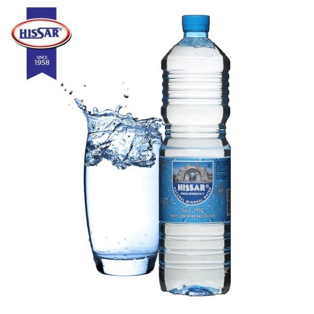 Минерална вода Хисар 1,5л извор № 7 (Газирана)